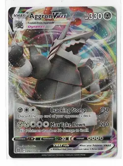 Aggron VMAX - 097/172 - Pokemon Brilliant Stars Sword Shield Ultra Rare Card NM - Image 1