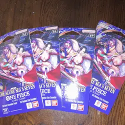 Bandai Namco The Azure Sea's Seven One Piece Card Game Booster Packs 4x English - Image 1
