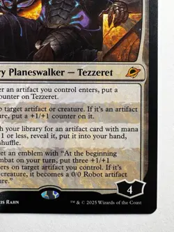 Tezzeret, Cruel Captain 002 - MTG Edge of Eternities Mythic EDH Planeswalker - Image 4