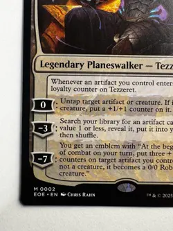 Tezzeret, Cruel Captain 002 - MTG Edge of Eternities Mythic EDH Planeswalker - Image 5