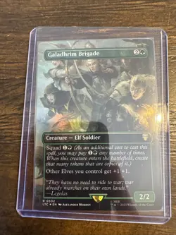 Galadhrim Brigade (Borderless) Commander: Tales of Middle-Earth Foil - Image 1