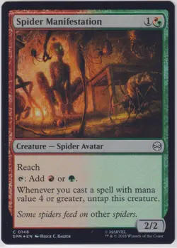 Spider Manifestation #148 (Foil) Spider-Man SPM Magic MTG - Image 1