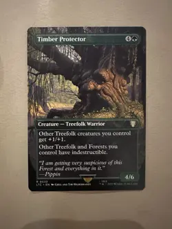 MTG - Timber Protector Borderless - The Lord of the Rings: Tales of Middle-Earth - Image 1