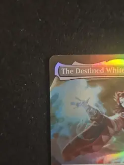 The Destined White Mage (Borderless) Commander: Final Fantasy Foil - Image 2