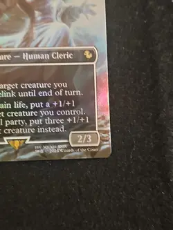 The Destined White Mage (Borderless) Commander: Final Fantasy Foil - Image 4