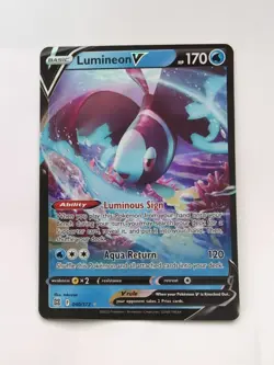 2022 Pokemon Lumineon V 040/172 Brilliant Stars Holo - Image 1