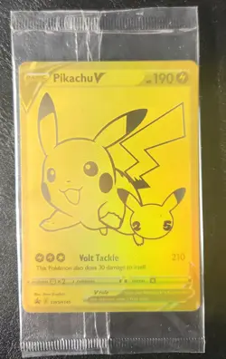 Pokemon Celebrations 25th Anniversary GOLD Promos Sealed Pikachu V & Poke Ball - Image 2