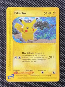 Pikachu 84/144 2003 Pokemon Skyridge Non Holo LP+ - Image 1