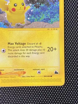 Pikachu 84/144 2003 Pokemon Skyridge Non Holo LP+ - Image 4