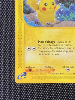 Pikachu 84/144 2003 Pokemon Skyridge Non Holo LP+ - Image 5