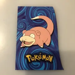 2001 Topps Pokemon Topps Johto League Champions Die Cut Embossed #13 Slowpoke - Image 1