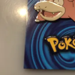 2001 Topps Pokemon Topps Johto League Champions Die Cut Embossed #13 Slowpoke - Image 3