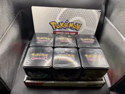 Pokemon TCG 2025 Stack ‘Em High Stacking Tins (6 Tins) 18 Packs 12 Stickers FS - Image 2
