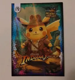 Pikachu Cosplay! INDIANA JONES #167 Pokemon - Image 1
