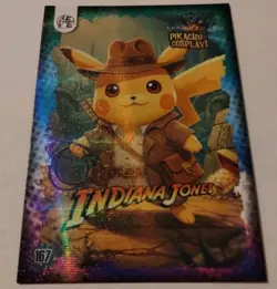 Pikachu Cosplay! INDIANA JONES #167 Pokemon - Image 2