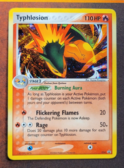 Pokemon Typhlosion - Black Star Promo Holo 2006 Nintendo Promos 034 - Image 1