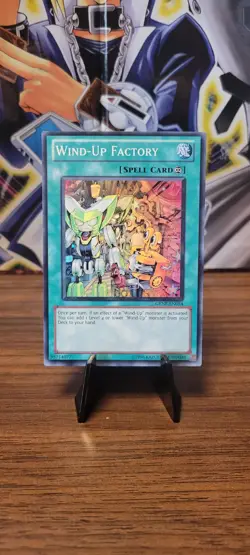 Yu-Gi-Oh! Wind-Up Factory GENF-EN054 Super Rare Near Mint UNLIMITED - Image 1