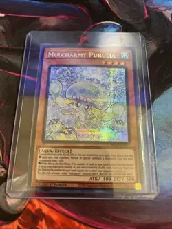 Yugioh Mulcharmy Purulia MP25-EN085 Prismatic Secret Rare 1st Edition NM - Image 1
