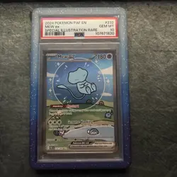 Pokemon Mew EX Bubble Mew PSA 10 Gem Mint 232/091 Sir SV Paldean Fates English - Image 1