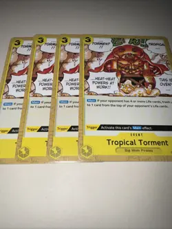 x4 One Piece TCG - Tropical Torment - OP03-120 - NM - Playset - Image 4