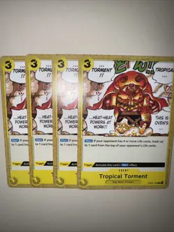 x4 One Piece TCG - Tropical Torment - OP03-120 - NM - Playset - Image 5