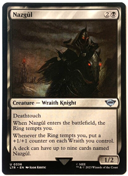 MTG Nazgul The Lord of the Rings: Tales of Middle-earth 0336 Pack Fresh - Image 1