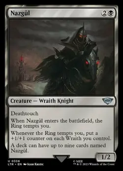 MTG Nazgul (0336), NM-Mint, English Universes Beyond: LOTR: Tales of Middle-eart - Image 1