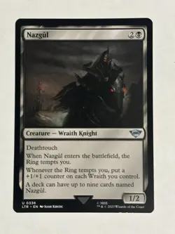 Nazgul Lord of the Rings: Tales of Middle-Earth MTG NM #336 - Image 1