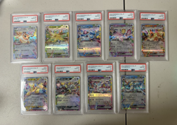 PSA 10 Eeveelution ex RR Sequential Set 2024 Pokemon Japanese Sv8A-Terastal Fest - Image 1