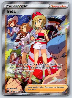 Irida (Full Art) Crown Zenith Galarian Gallery GG63/GG70 Pokemon Card NM - Image 1