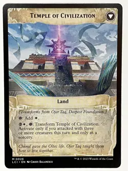 Ojer Taq, Deepest Foundation NM The Lost Caverns of Ixalan 0026 MTG Regular - Image 2