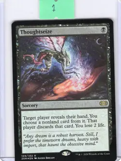 Thoughtseize FOIL - Double Masters Magic the Gathering - Image 1