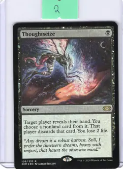 Thoughtseize FOIL - Double Masters Magic the Gathering - Image 3