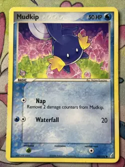 Mudkip - 58/100 - Common DMG English Pokemon EX Crystal Guardians - Image 1