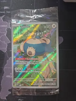 Pokemon Card Snorlax SVP 051 Scarlet & Violet 151 Black Star Promo NM sealed - Image 1