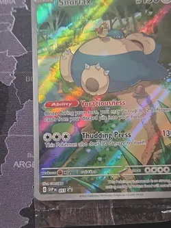 Pokemon Card Snorlax SVP 051 Scarlet & Violet 151 Black Star Promo NM sealed - Image 2
