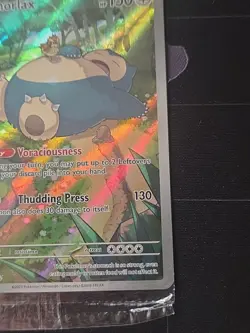 Pokemon Card Snorlax SVP 051 Scarlet & Violet 151 Black Star Promo NM sealed - Image 3