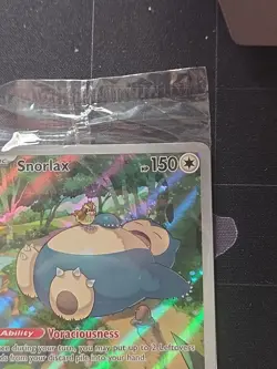 Pokemon Card Snorlax SVP 051 Scarlet & Violet 151 Black Star Promo NM sealed - Image 4