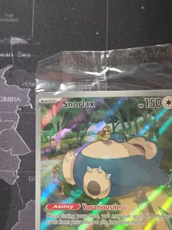 Pokemon Card Snorlax SVP 051 Scarlet & Violet 151 Black Star Promo NM sealed - Image 5