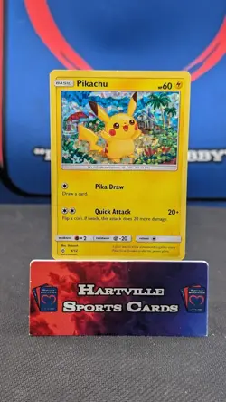 Pokemon Pikachu - 4/12 HOLO Promo McDonald's Promos 2018 004/012 LP - Image 1