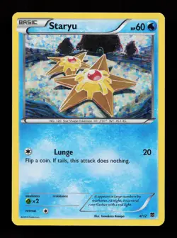 Staryu 4/12 Holo Promo McDonald's Promos 2015 Pokemon Card - Image 1