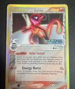2005 Pokemon Mewtwo 12/113 EX DELTA SPECIES STAMPED HOLO SP RARE - Image 3