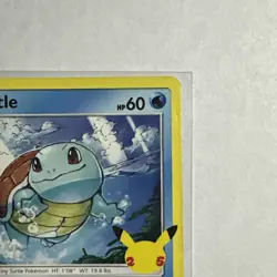 Squirtle 017/025 Regular Card McDonald's 25th Anniversary Pokemon TCG MP - Image 4