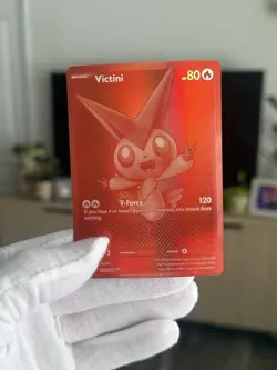 Pokemon TCG Victini Foil Card 171/086 Basic 80 HP 120 ATK 2023 English - Image 3