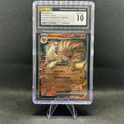 Ninetales Ex 38/165 Scarlet & Violet Holo Rare Pokemon Card 2023 CGC 10 - Image 1