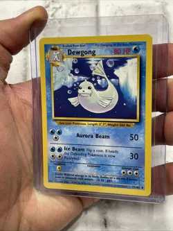 Vintage Pokemon Card Base Set Unlimited Dewgong 25/102 Uncommon NM Pokemon Vtg - Image 5