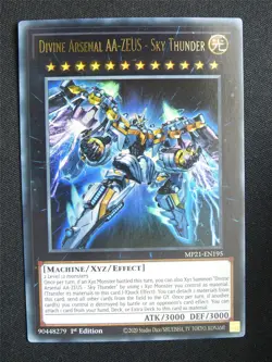 Divine Arsenal AA-ZEUS - Sky Thunder MP21 Ultra Rare - 1st ed Yugioh Card #18K - Image 1