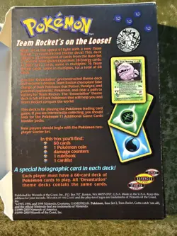 Pokemon Devastation Theme Deck Team Rocket Collectable Trading Card Game - RARE! - Image 2