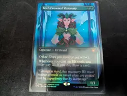MTG Magic the Gathering FOIL Leaf-Crowned Visionary Showcase SPG! - Image 1