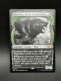 MTG Goreclaw, Terror of Qal Sisma R Multiverse Legends #27 - Image 1